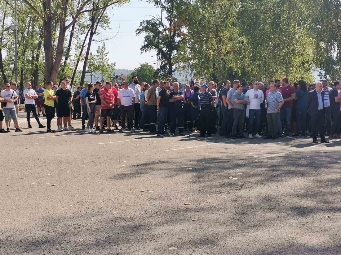 Protest radnika zvorničke Alumine