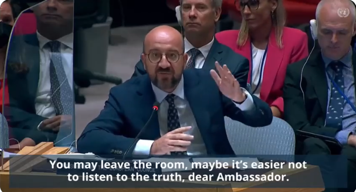 Ruski ambasador izjurio iz sale UN-a nakon Michelovih optužbi