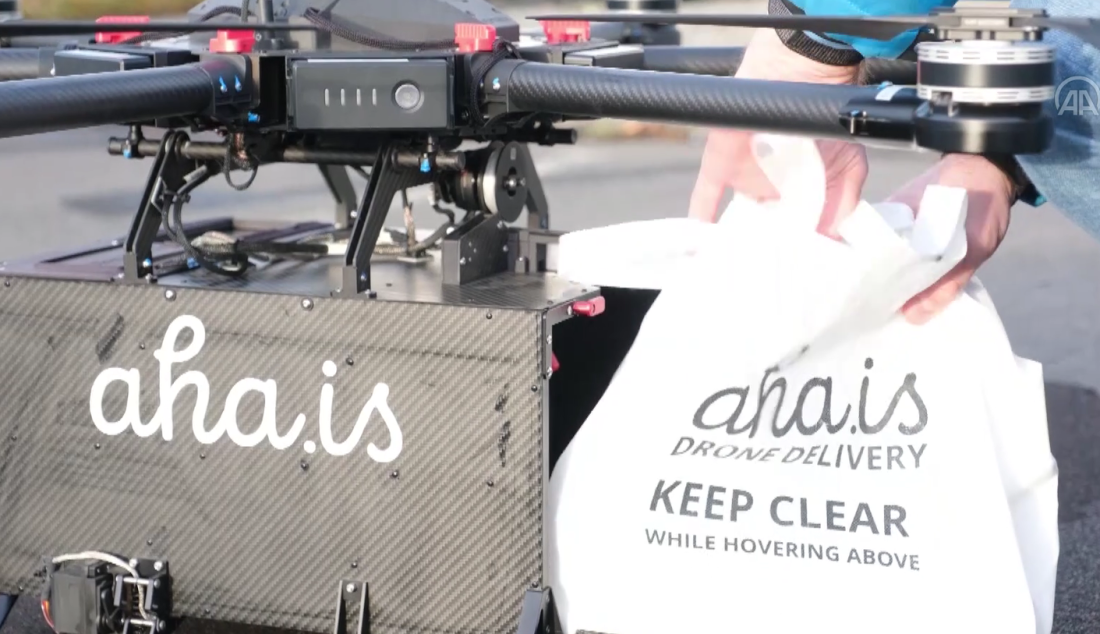 Na Islandu dronovi dostavljaju hranu