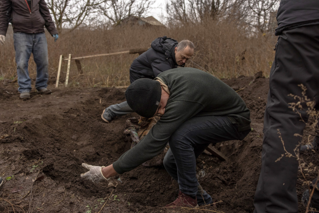 Otkrivena masovna grobnica u selu blizu Hersona