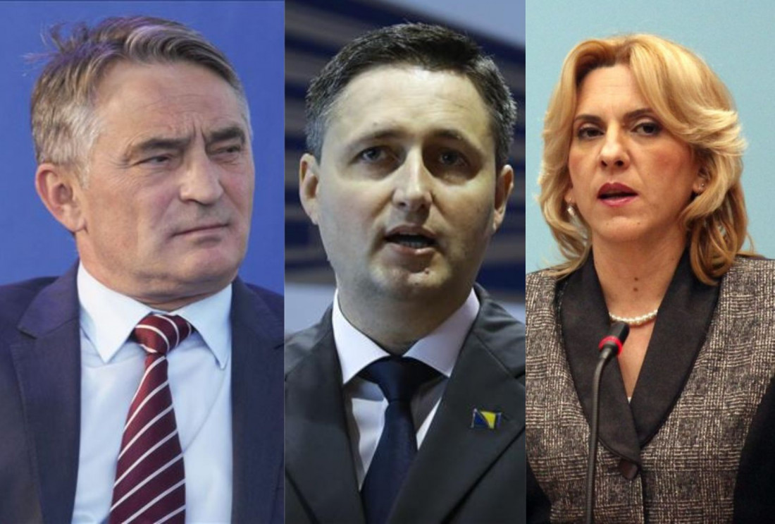 Bećirović, Komšić i Cvijanović i dalje imaju najviše glasova za Predsjedništvo BiH