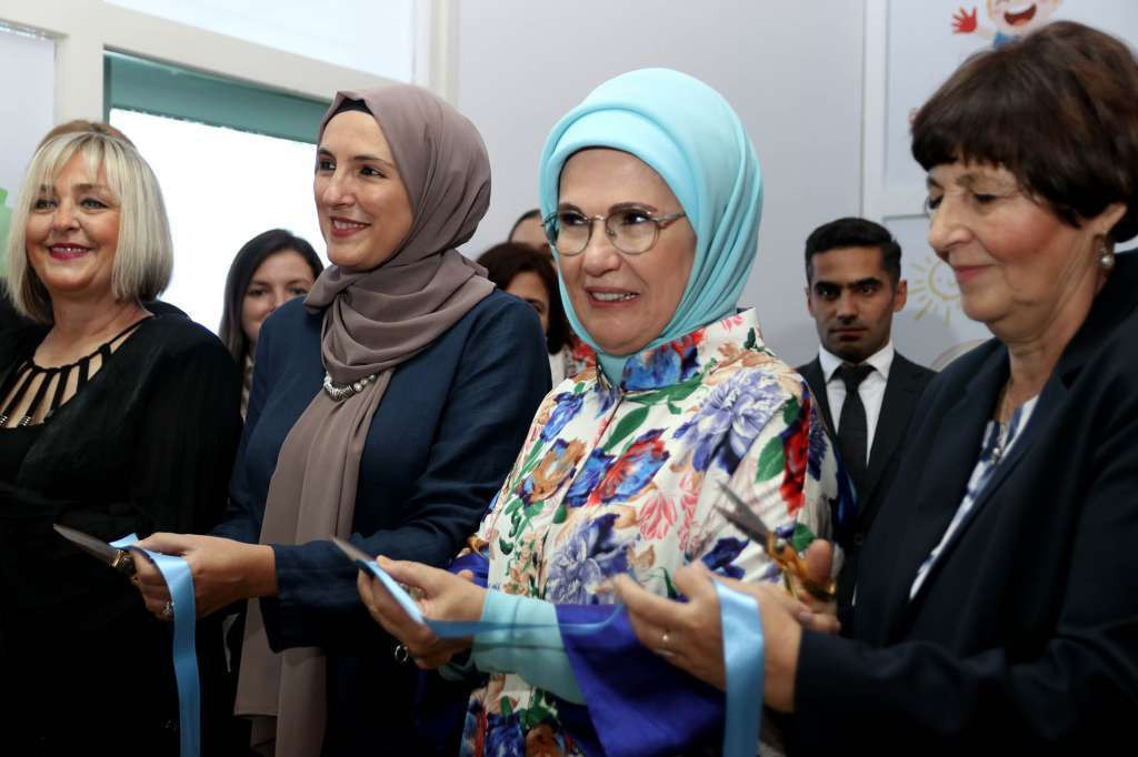 Supruga predsjednika Republike Turske posjetila Centar "Vladimir Nazor" u Sarajevu