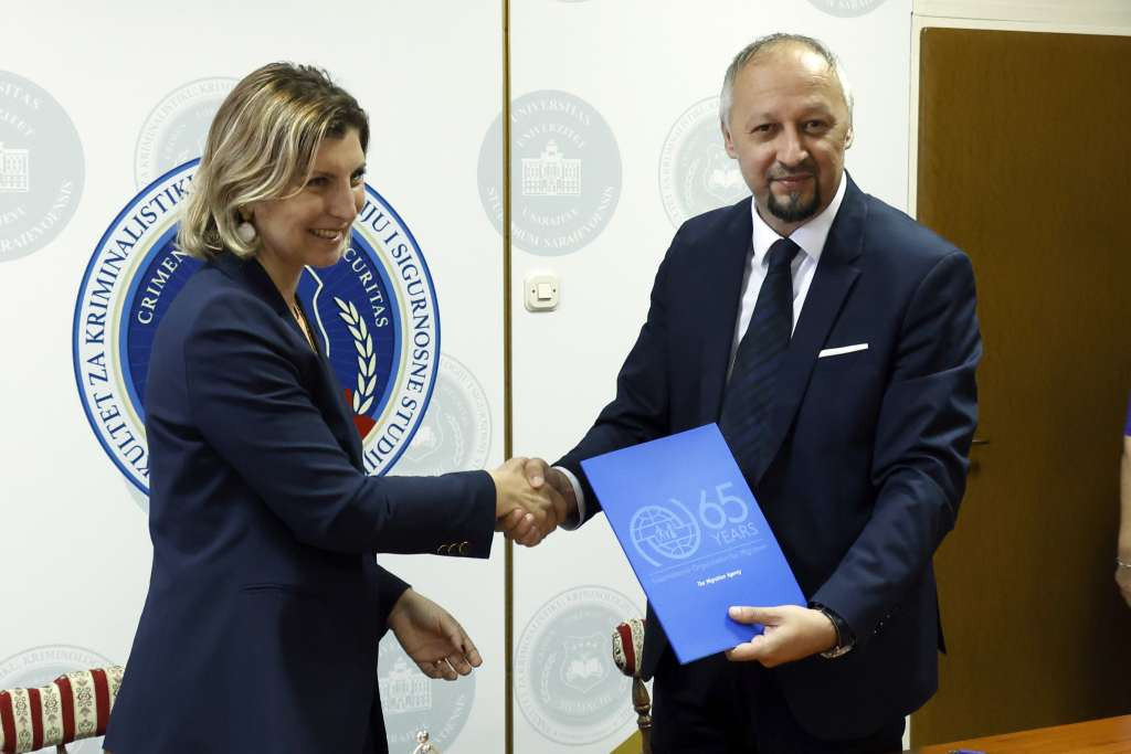 Fakultet za kriminalistiku, kriminologiju i sigurnosne studije i IOM ozvaničili saradnju