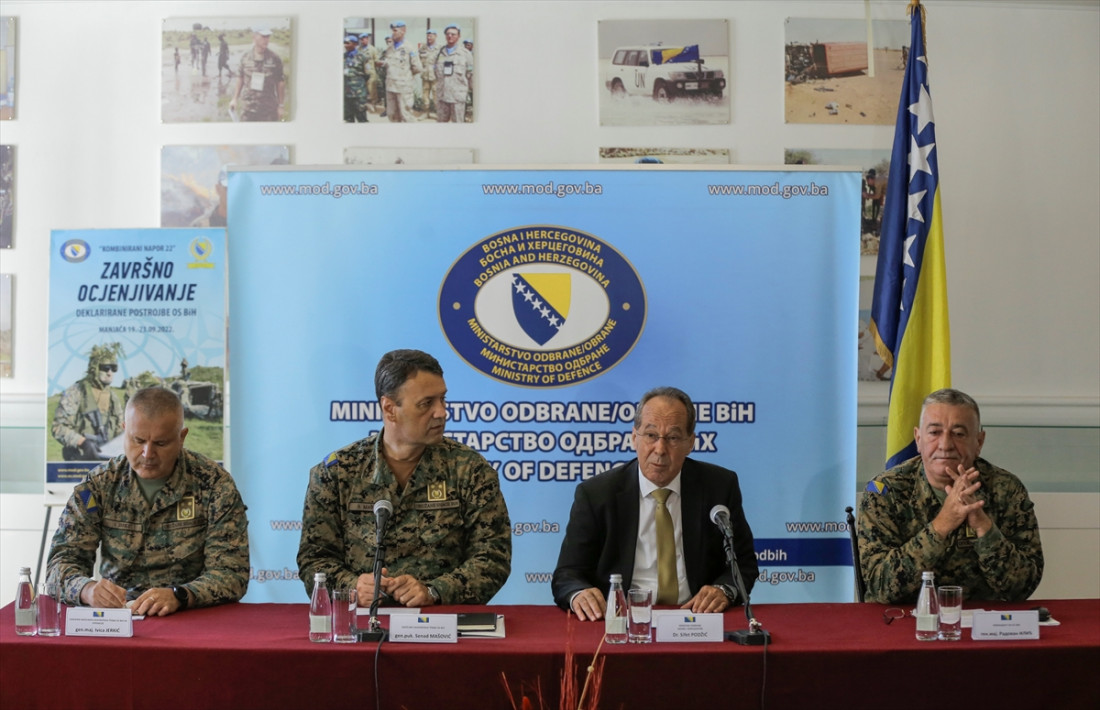 Više od 800 pripadnika OSBiH na vježbi 'Kombinovani napor 22'