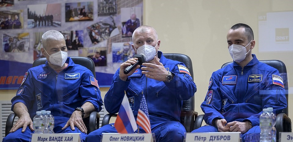 Tročlana posada Sojuza uputila se na ISS slaveći obljetnicu Gagarinova leta