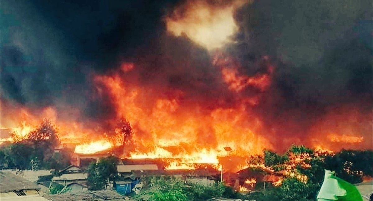 Požar uništio domove hiljada Rohingya, poginulo 15, nestalo 400 osoba