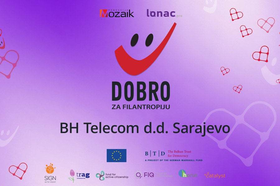 BH Telecom dobitnik nagrade Dobro za korporativnu filantropiju