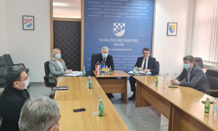 Čović i Milićević obećali nastavak potpore Posavskom kantonu