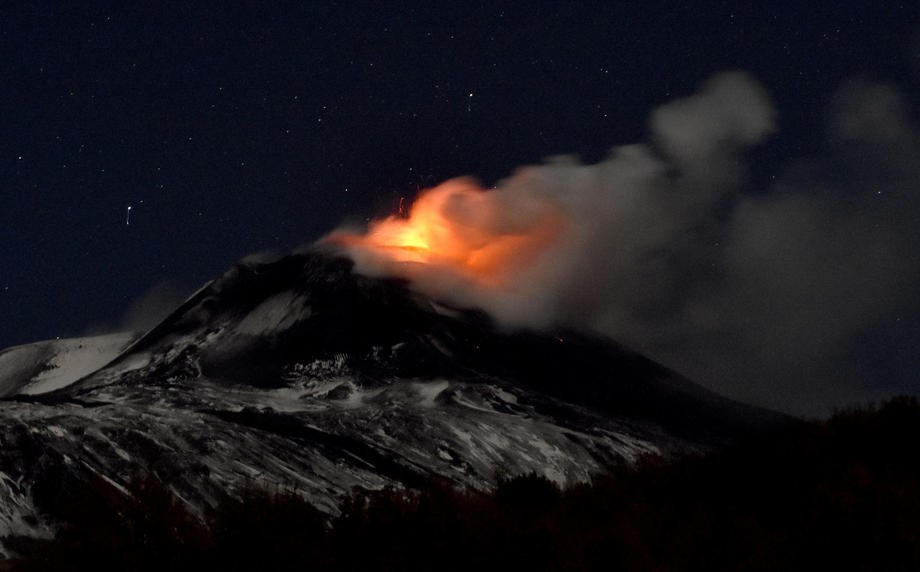 Iznenadna aktivacija vulkana Etna