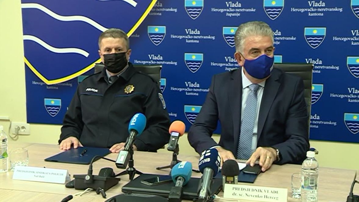 Potpisan Kolektivni ugovor policije i Vlade HNK