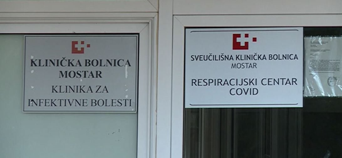 Bolnički COVID kapaciteti u Mostaru puni