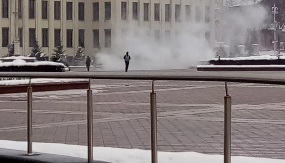 Muškarac se zapalio na centralnom trgu u Minsku u Bjelorusiji