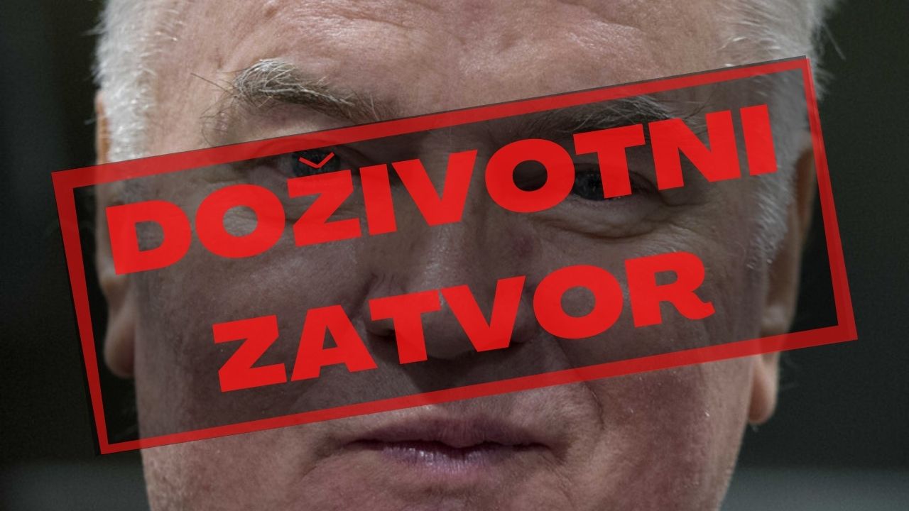 Ratku Mladiću potvrđena doživotna kazna zatvora