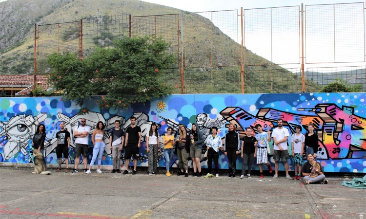 Mladi Mostarci učili o počecima i postojećim pravilima graffiti kulture