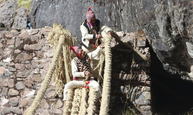 Most napravljen od kanapa: Peruanci istkali 500 godina star prelaz