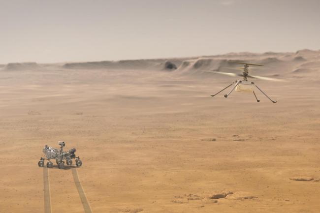 Obavljen prvi helikopterski let na Marsu