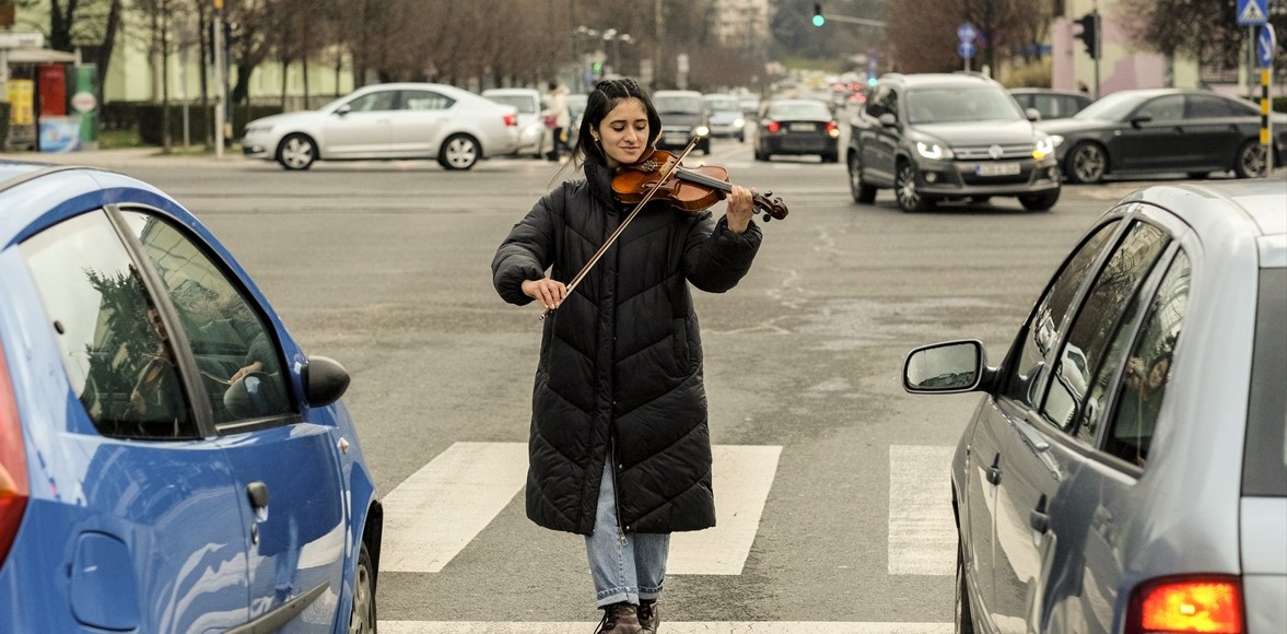 Peruanka u  Sarajevu zvucima violine uljepšava svakodnevnicu
