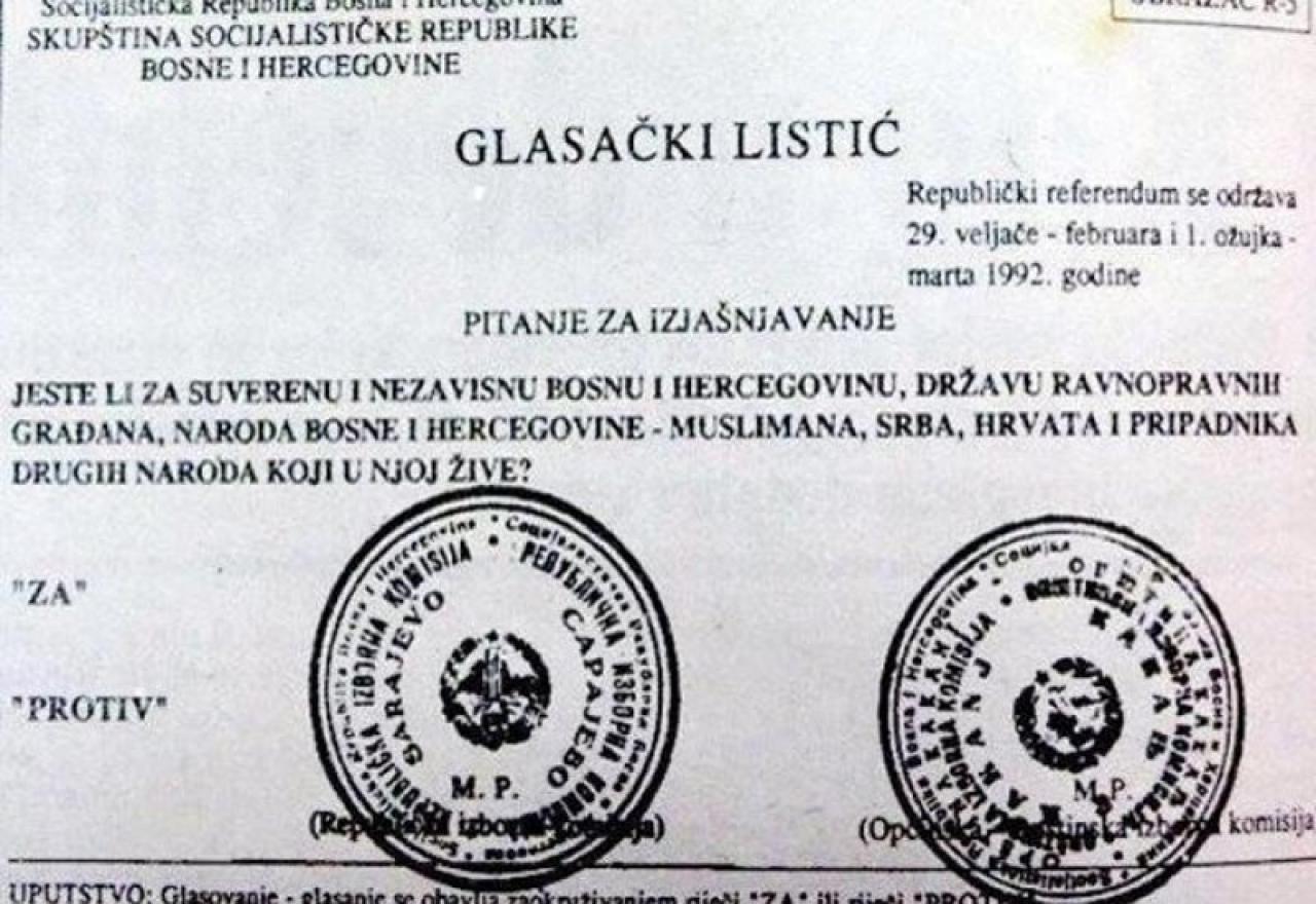 Bosna i Hercegovina slavi 29 godina nezavisnosti
