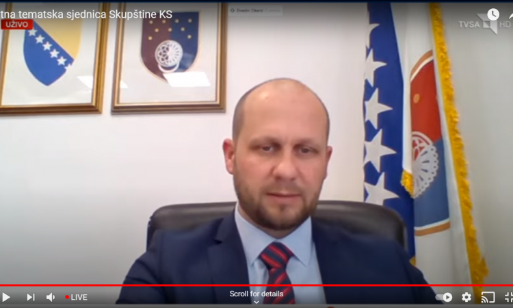 Počela sjednica Skupštine KS o migrantskoj krizi