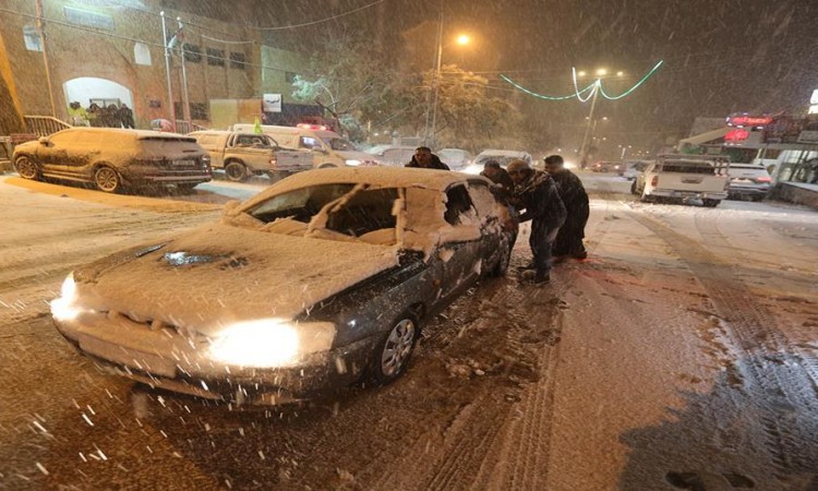 Snježno nevrijeme izazvalo štete u Palestini