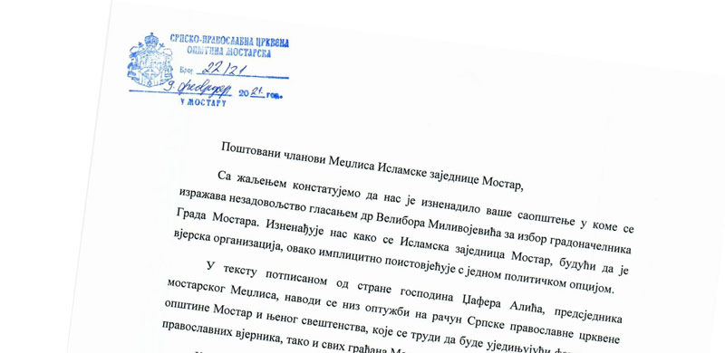 Mostarski pravoslavni sveštenici Islamskoj zajednici: Vratimo se našim misijama