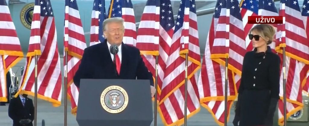 Nema uglednika na Trumpovom ispraćaju