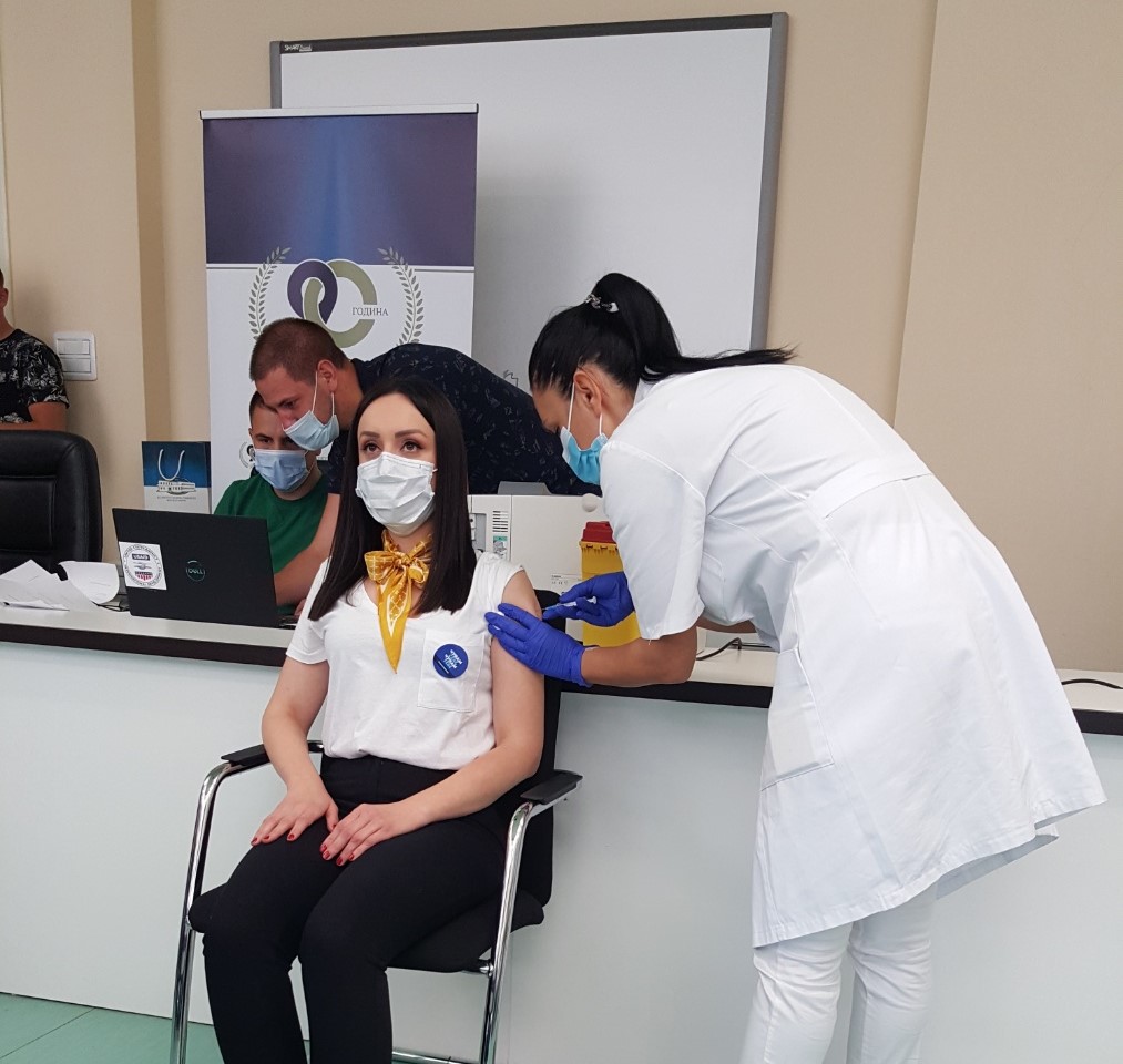 Vakcinacijom medijskih radnika započela treća faza vakcinacije u RS-u