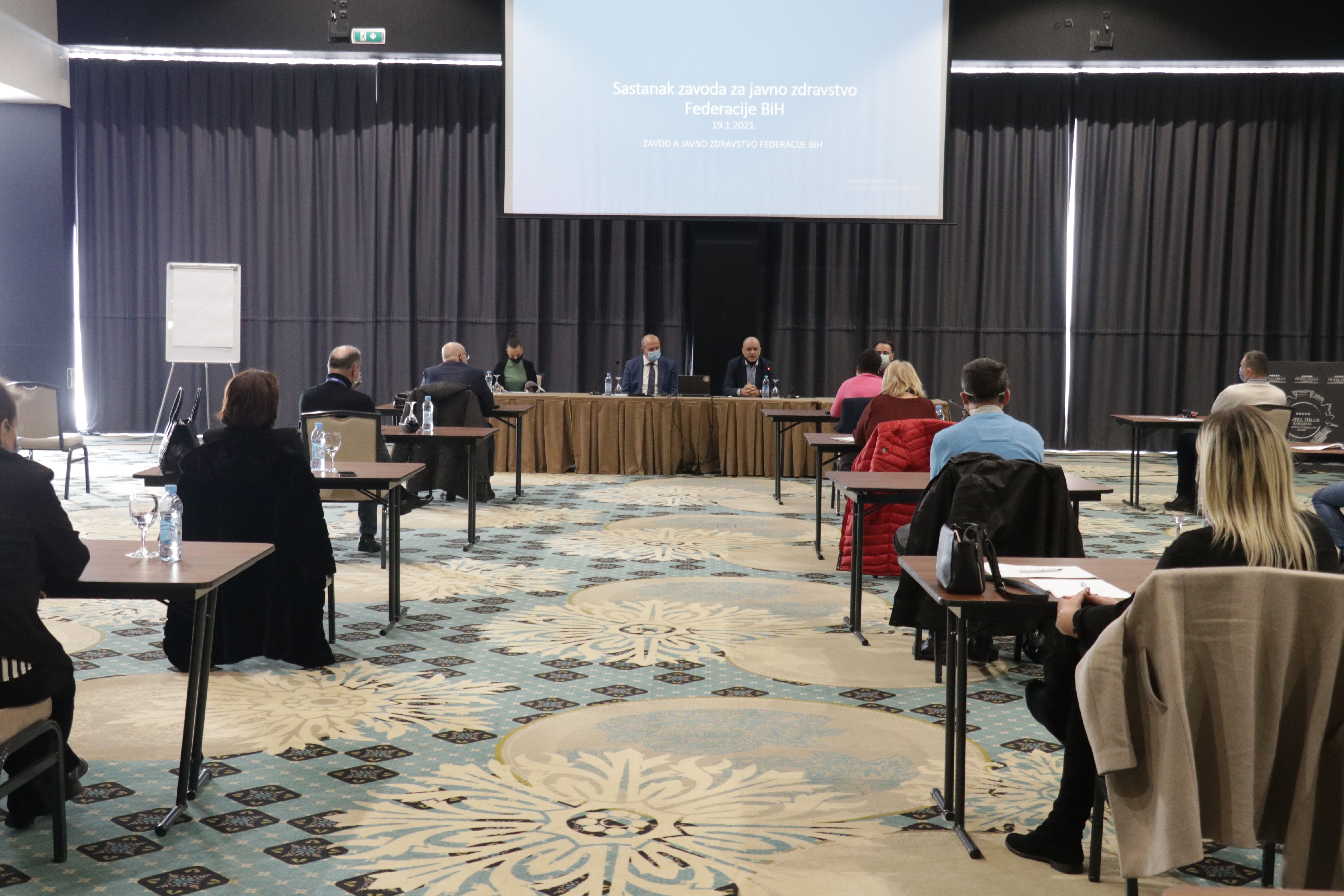 Počeo sastanak o planu cijepljenja protiv COVID-19 u Federaciji BiH