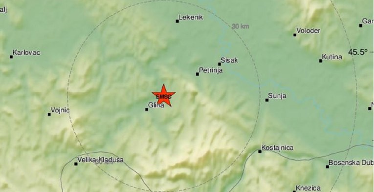 Niz zemljotresa u novogodišnjoj noći