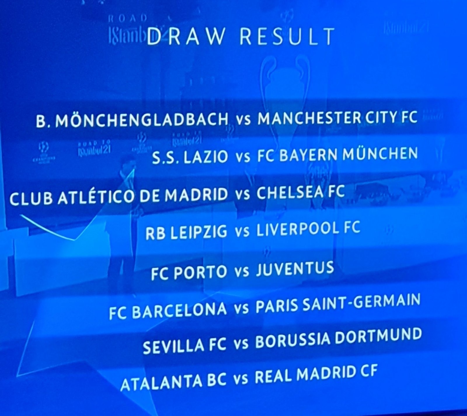 Osmina finala UEFA LP: Barcelona - PSG, Bayern protiv Lazija