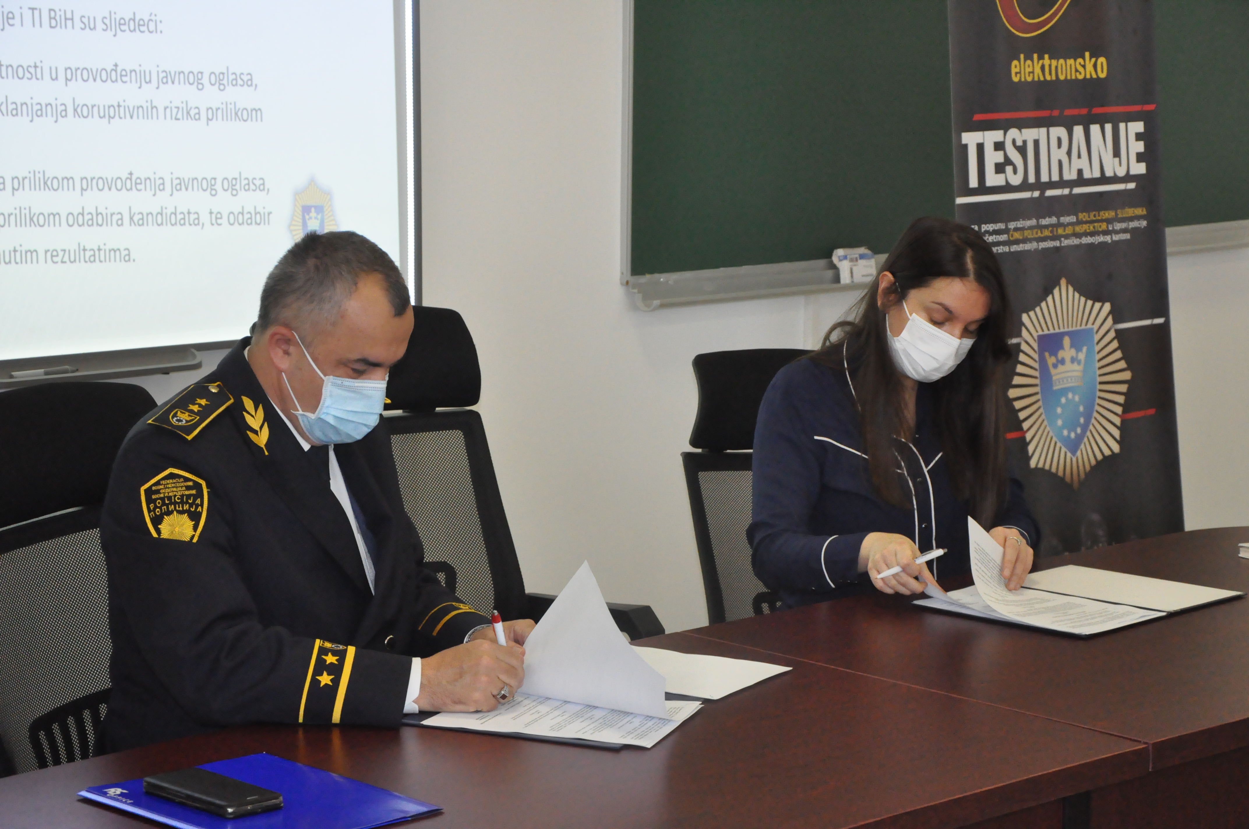 Policija ZDK-a prva u BiH potpisala sporazum o transparentnosti zapošljavanja
