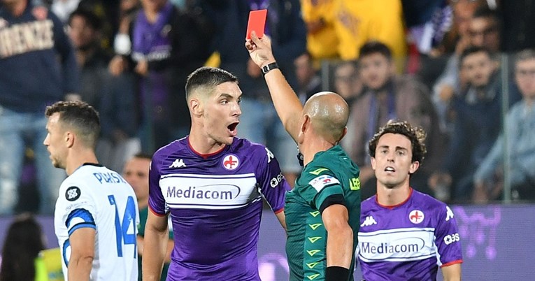 VIDEO / Igrač Fiorentine dobio dva žuta kartona u osam sekundi