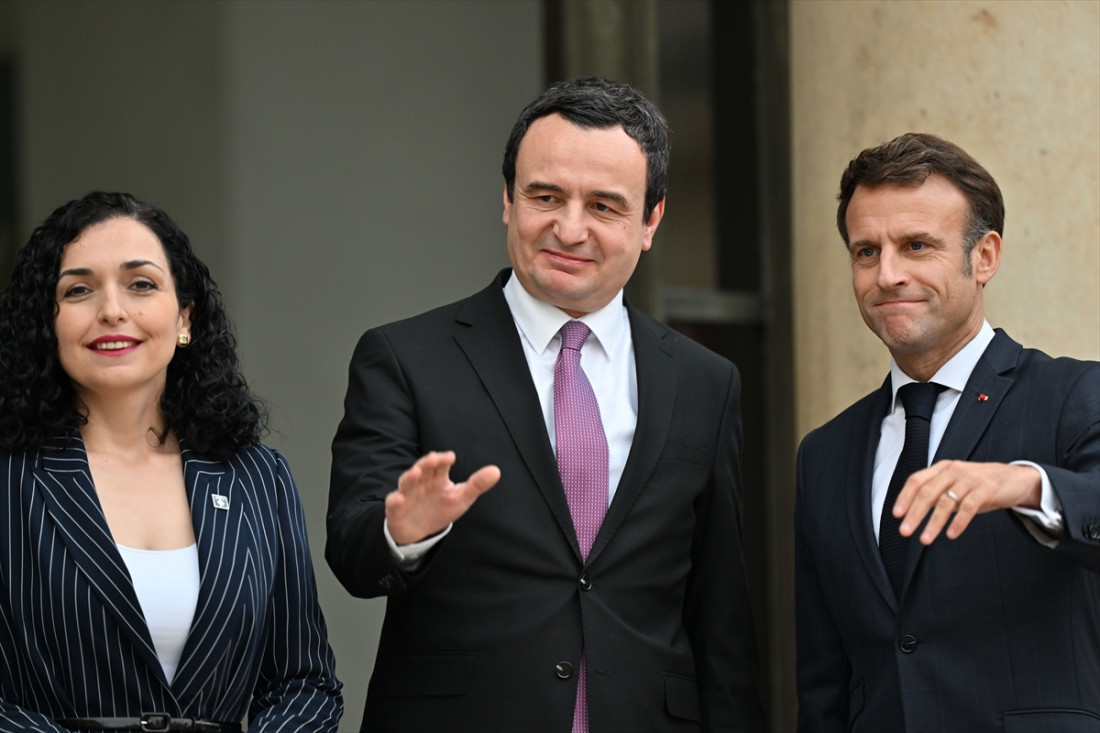 Osmani i Kurti s Macronom o odnosima i dijalogu Beograda i Prištine