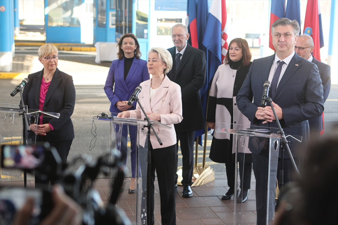 Von der Leyen: Hrvatski ulazak u šengen i eurozonu simbol novih početaka