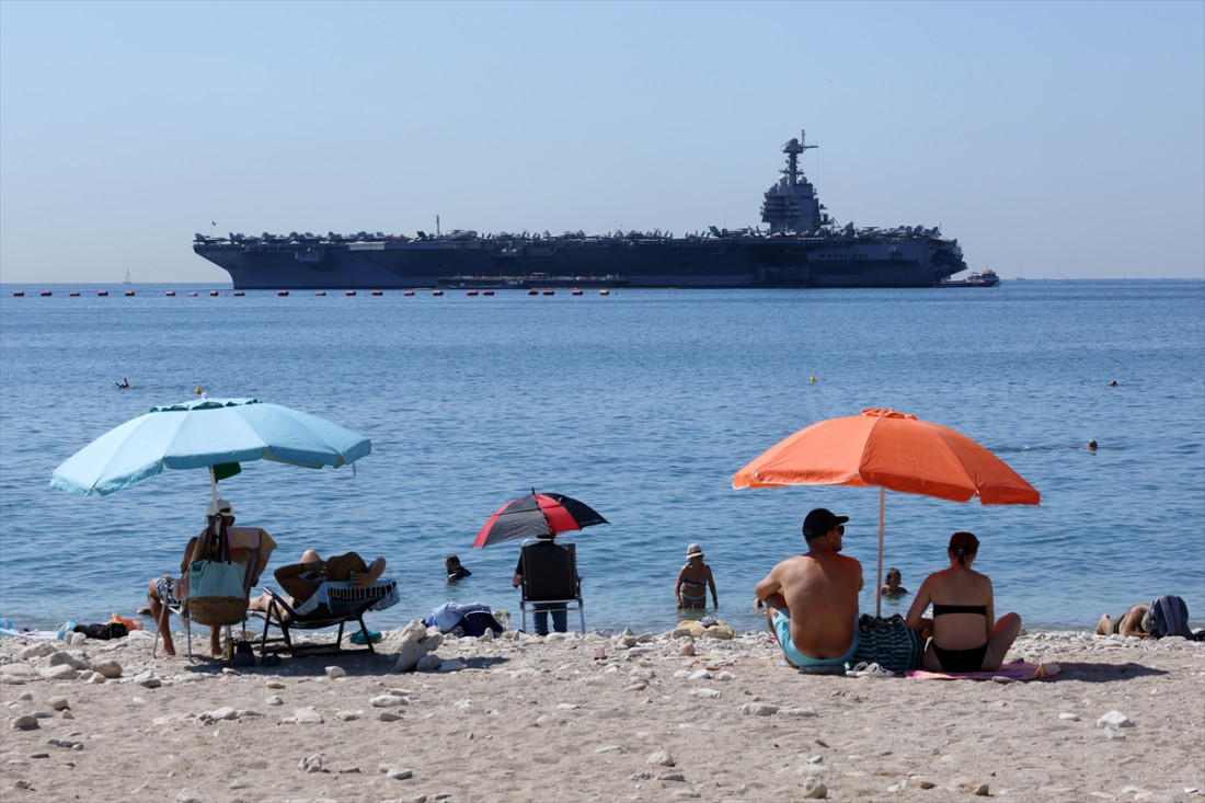 Najmoderniji američki nosač aviona prošao pored grčke luke Pirej