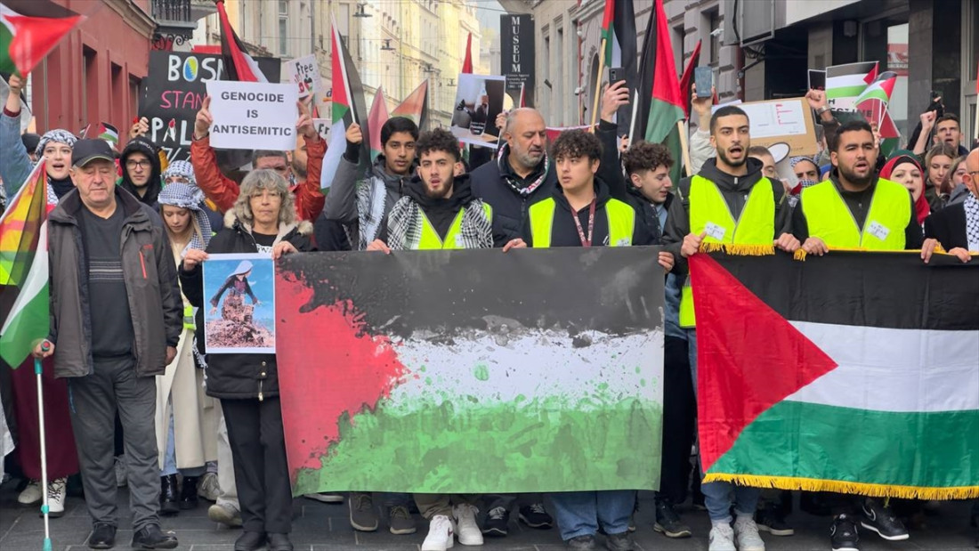 Iz Sarajeva podrška Palestini: "Jučer Srebrenica, danas Gaza"