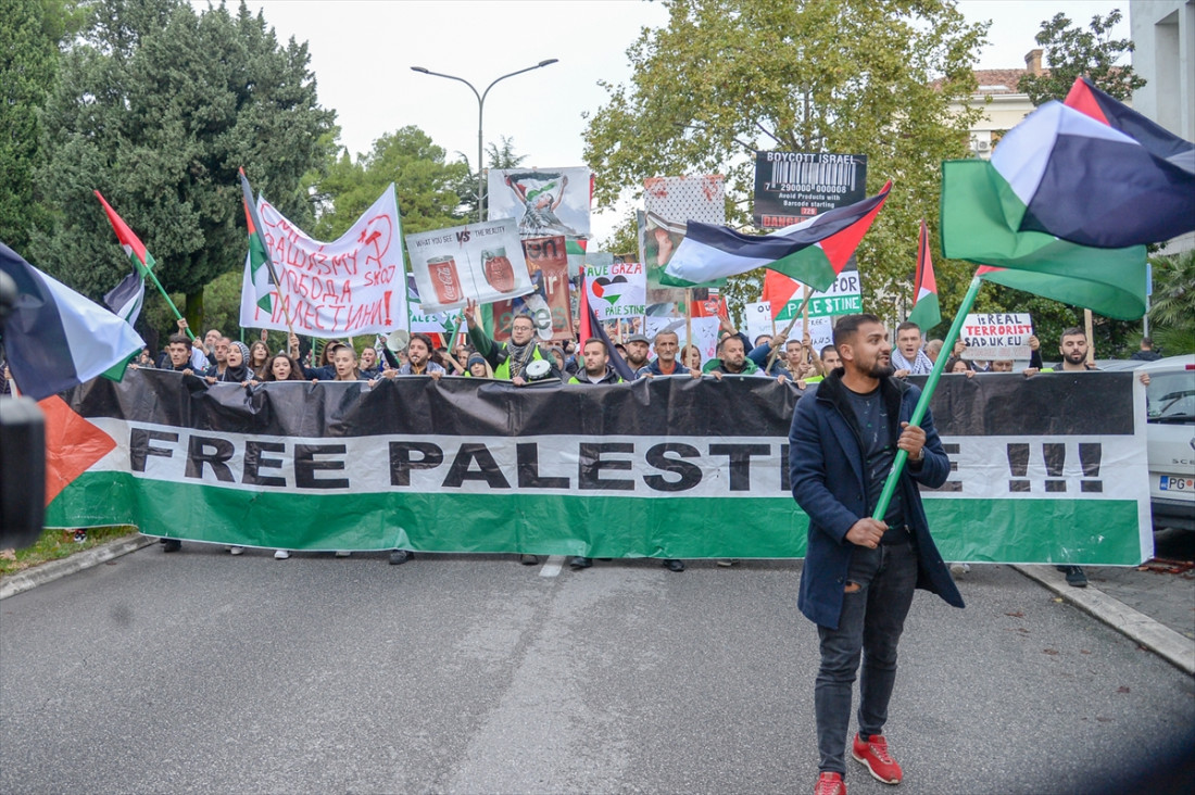 Skup podrške Palestini u Podgorici: Crna Gora da prekine saradnju s Izraelom