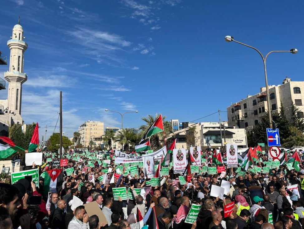 Hiljade Jordanaca protestovalo protiv SAD-a zbog podrške Izraelu