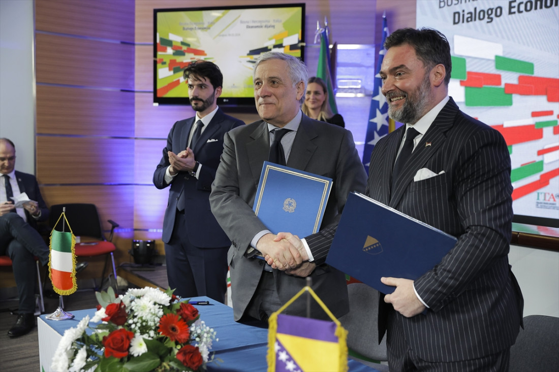 Potpisan Sporazum o ekonomskoj saradnji između BiH i Italije