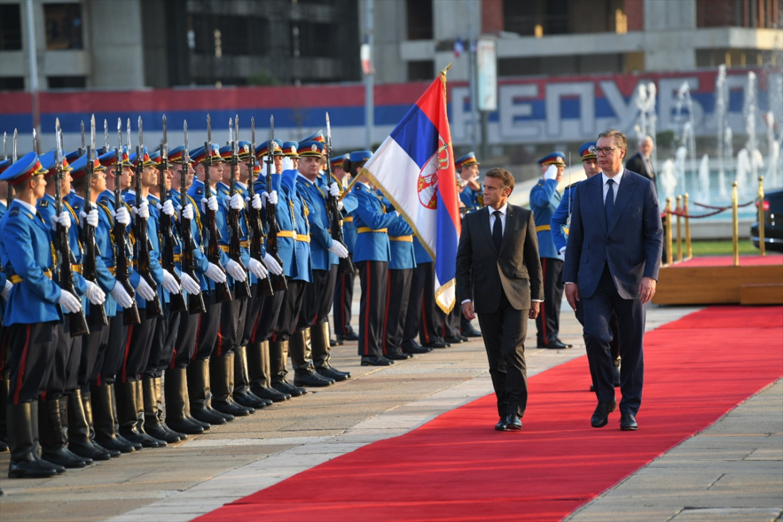 Macron stigao u dvodnevnu posjetu Srbiji