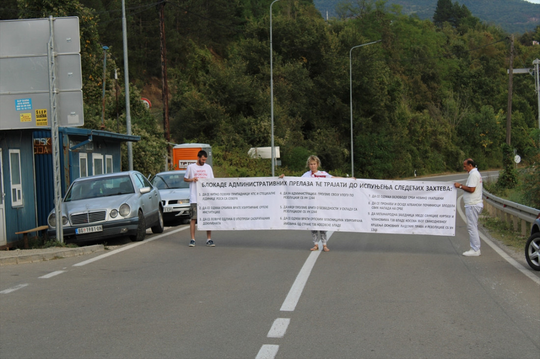 Kosovo: Nova blokada - prolaz dozvoljen samo hitnim službama i građanima sa srbijanskim dokumentima