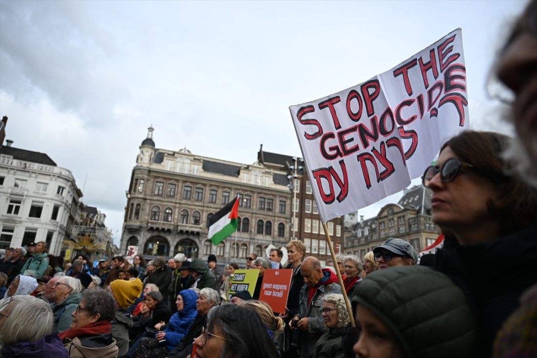 Hiljade ljudi u Amsterdamu na propalestinskom skupu