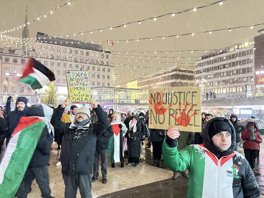 Skup podrške Palestini umjesto dočeka Nove godine u Štokholmu