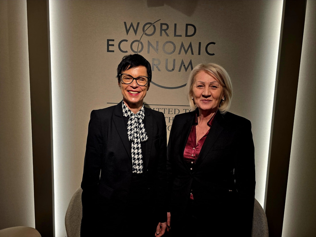 Krišto i Kos razgovarale u Davosu o evropskom putu BiH