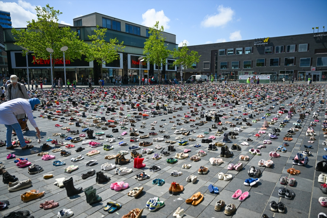 U Holandiji izloženo hiljade cipela za palestinsku djecu koju je ubio Izrael