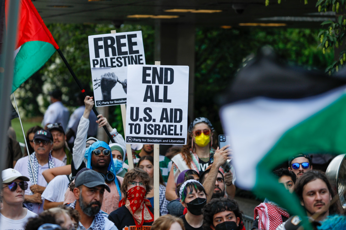 Propalestinski demonstranti u New Yorku zahtijevali prekid izraelskih napada na Gazu