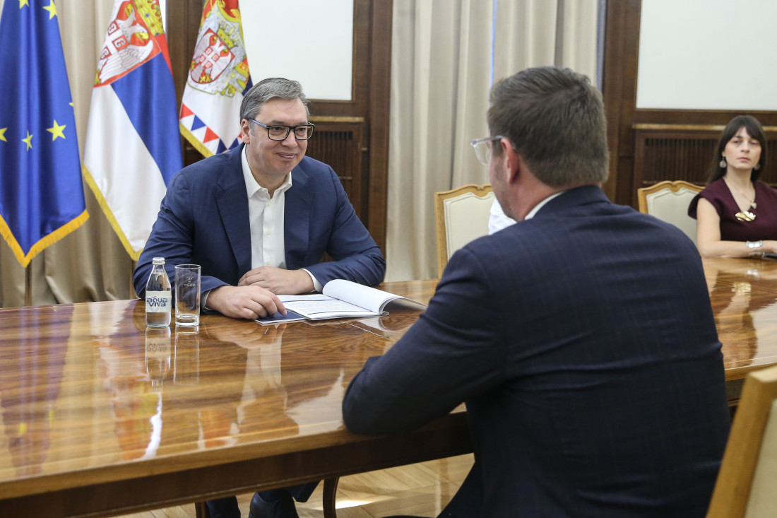 Vučić sa Svolvelom: Srbija opredjeljena za razvoj saradnje sa SAD-om