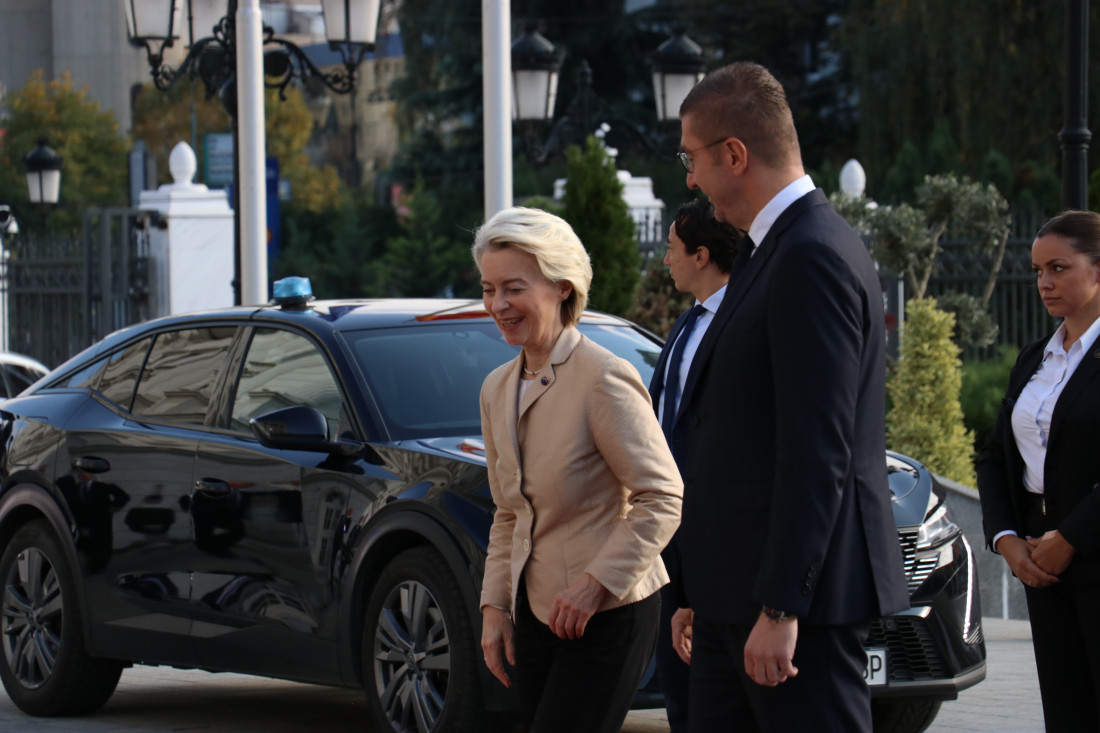 Von der Leyen u Skoplju: Potvrda evropskog partnerstva sa Sjevernom Makedonijom