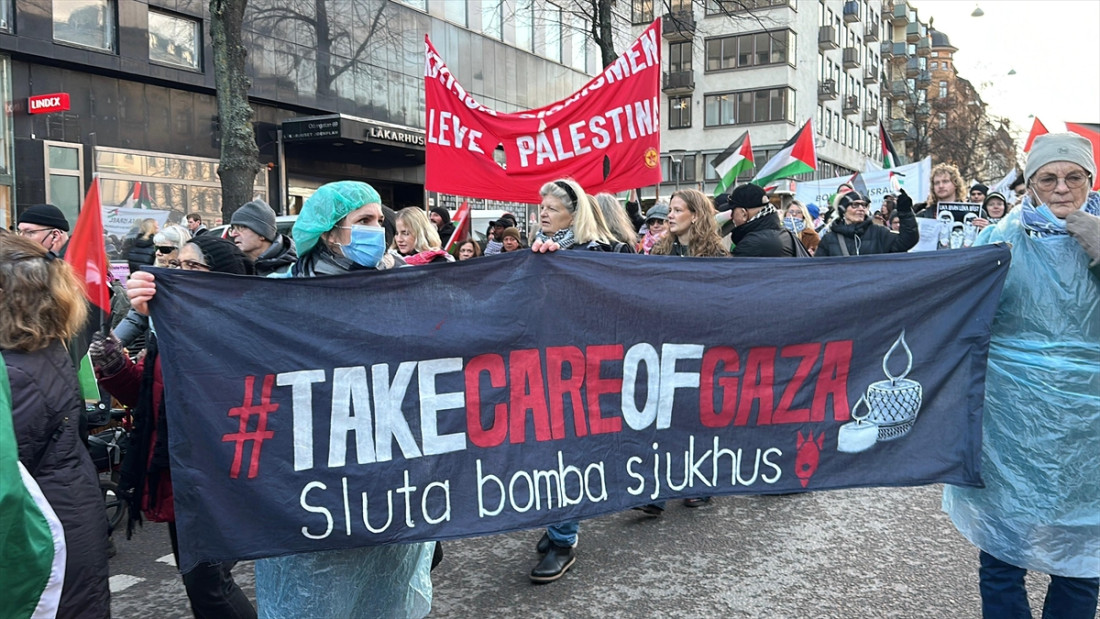 Švedski demonstranti osudili izraelsko kršenje primirja u Gazi