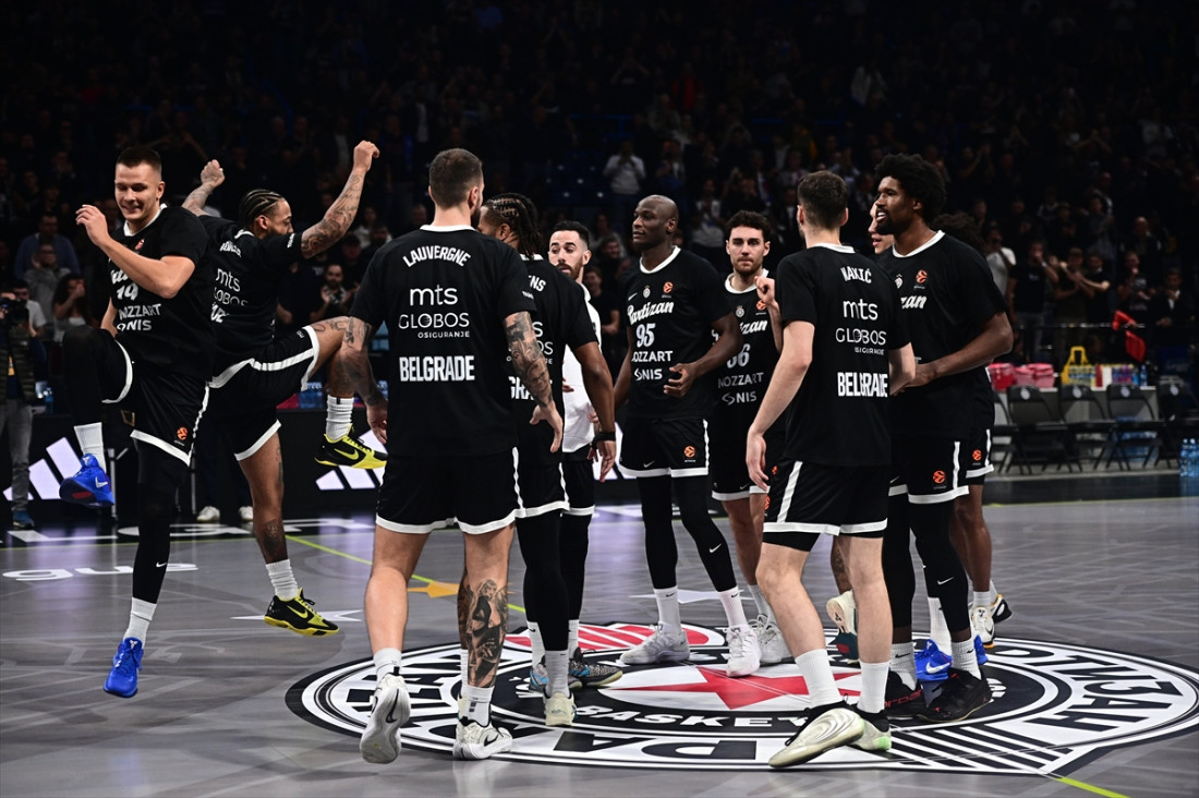 Euroliga: Partizan slavio u beogradskom derbiju, Efes bolji od Bešiktaša